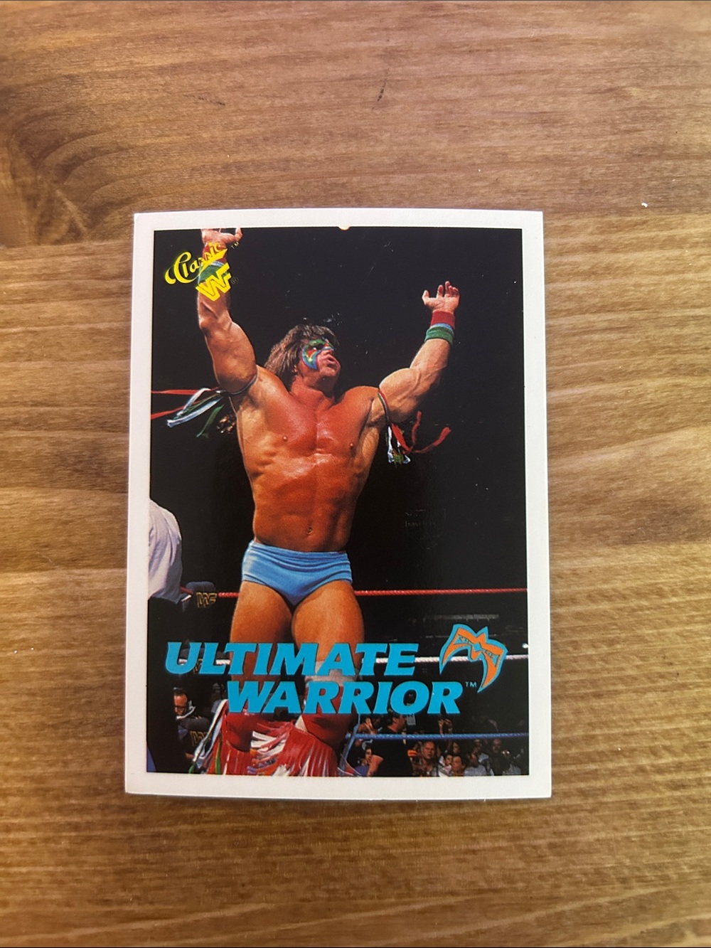 Ultimate Warrior Wrestling Trading Card - Blue Trunks